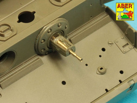 アベール 35L332 1/35 イギリス A34コメット巡航戦車用オードナンス QF 17ポンド砲 Mk. II 砲身  マズルブレーキ付（タミヤ用）