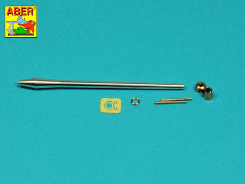 アベール 35L332 1/35 イギリス A34コメット巡航戦車用オードナンス QF 17ポンド砲 Mk. II 砲身  マズルブレーキ付（タミヤ用）