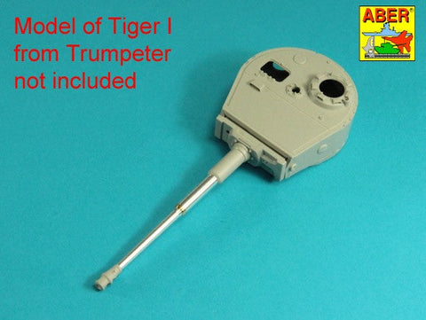 アベール 35L334 1/35 ドイツ タイガーI E型用 88mm砲身 マズルブレーキ無し（汎用）