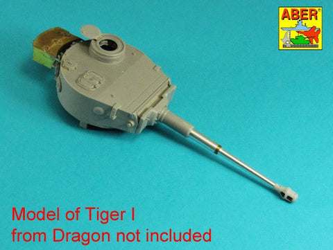 アベール 35L334 1/35 ドイツ タイガーI E型用 88mm砲身 マズルブレーキ無し（汎用）