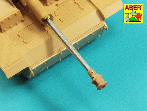 アベール 35L336 1/35 ドイツ  III号突撃砲F8/G型,IV号突撃砲用 7,5 cm Kwk 40 L/48 砲身 マズルブレーキ無し（汎用）