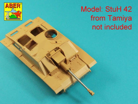 アベール 35L336 1/35 ドイツ  III号突撃砲F8/G型,IV号突撃砲用 7,5 cm Kwk 40 L/48 砲身 マズルブレーキ無し（汎用）