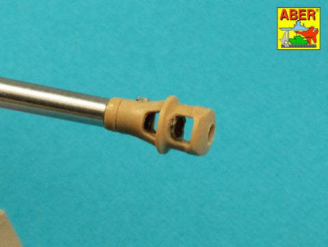 アベール 35L337 1/35 ドイツ  IV号戦車G後期/H/J型 7,5 cm 40 L/48 砲身 マズルブレーキ無し（タミヤ用）
