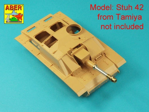 アベール 35L341 1/35 ドイツ 105 mm 42式突撃砲榴弾砲G（初期）型用 leFH 18 L/28 砲身 （汎用）