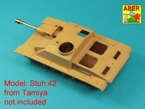 アベール 35L341 1/35 ドイツ 105 mm 42式突撃砲榴弾砲G（初期）型用 leFH 18 L/28 砲身 （汎用）