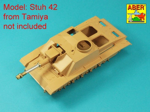 アベール 35L341 1/35 ドイツ 105 mm 42式突撃砲榴弾砲G（初期）型用 leFH 18 L/28 砲身 （汎用）