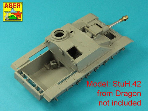 アベール 35L341 1/35 ドイツ 105 mm 42式突撃砲榴弾砲G（初期）型用 leFH 18 L/28 砲身 （汎用）