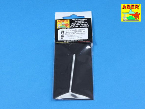 アベール 48L26 1/48 アメリカ M4シャーマン用76mmM1A2砲身