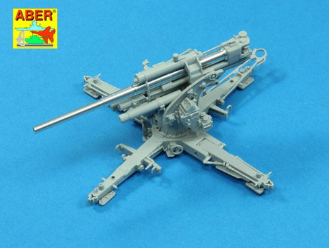アベール 48L28 1/48 ドイツ 88mm L/56 Flak 36/ 37 高射砲用 ワンピース砲身