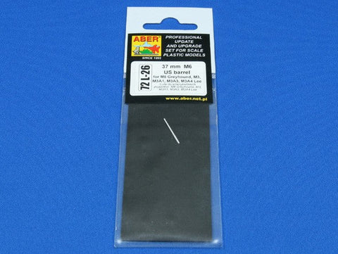 アベール 72L26 1/72 アメリカ M8装甲車/M3軽戦車/リー戦車用 37ミリ M6砲身