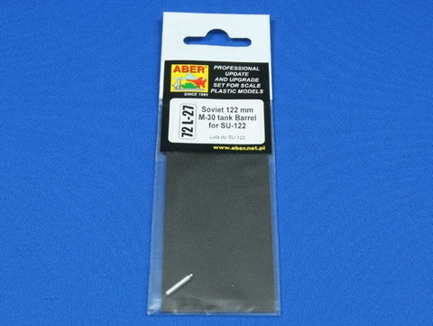 アベール 72L27 1/72 ロシア SU-122自走砲用 122ミリ M30砲身