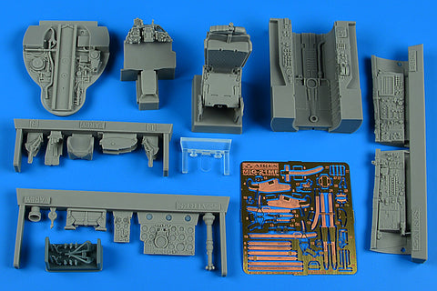 アイリス 2285 1/32 MiG-21MF フィッシュベッドJ コクピットセット - 初期型 (TRUMPTER用)