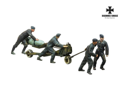 アンドレアミニチュアズ EK72-F010 1/72 ドイツ空軍 爆弾運搬チーム 1940年