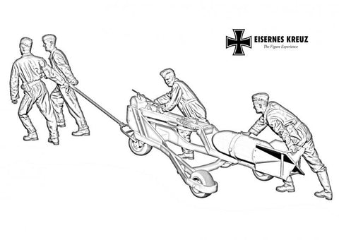 アンドレアミニチュアズ EK72-F010 1/72 ドイツ空軍 爆弾運搬チーム 1940年