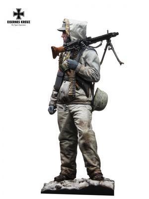 アンドレアミニチュアズ EK16-F008 1/16 MG42機関銃手 親衛隊二等兵 1944年