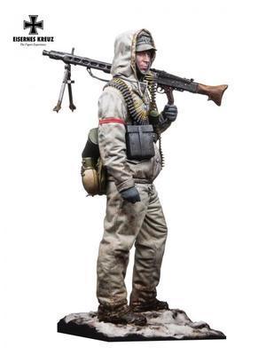 アンドレアミニチュアズ EK35-F008 1/35 MG42機関銃手 親衛隊二等兵 1944年