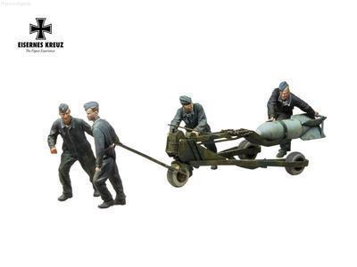 アンドレアミニチュアズ EK48-F010 1/48 ドイツ空軍 爆弾運搬チーム 1940年