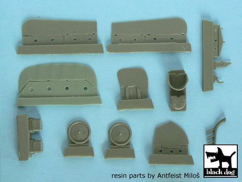 ブラックドッグ A48001 1/48 アルバトロス D.I & D.II ディテールセット (ガヴィア 4815 & エドゥアルド 8082用)