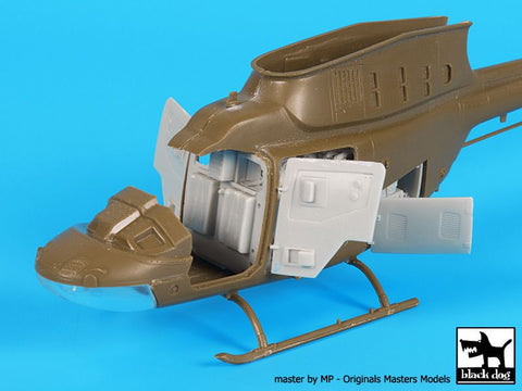 ブラックドッグ A48034 1/48 OH-58 D カイオワ・電子機器（イタレリ用）