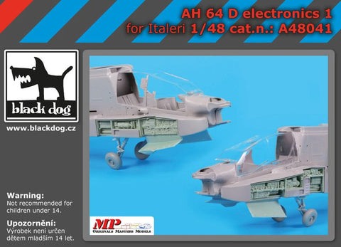 ブラックドッグ A48041 1/48 AH-64 D 電子機器 1 (イタレリ用)