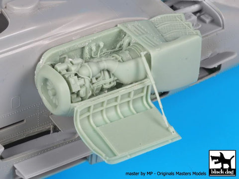 ブラックドッグ A48042 1/48 AH-64 D エンジン（イタレリ用）