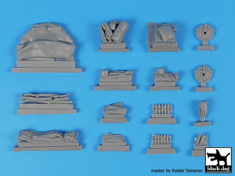 ブラックドッグ T35236 1/35 ブラックドッグ 1/35 Ssd.Kfz 124 ヴェスペ アクセサリーセット(タミヤ用)