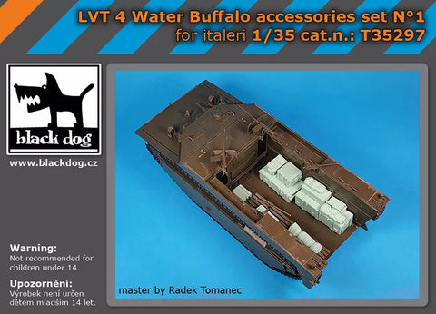 ブラックドッグ T35297 1/35 LVT-4 ウォーターバッファロー アクセサリーセット No.1 (イタレリ用)