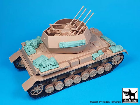 ブラックドッグ T35312 1/35 フラックパンサー IV ワイヤベルウィンド アクセサリーセット (アカデミー用)