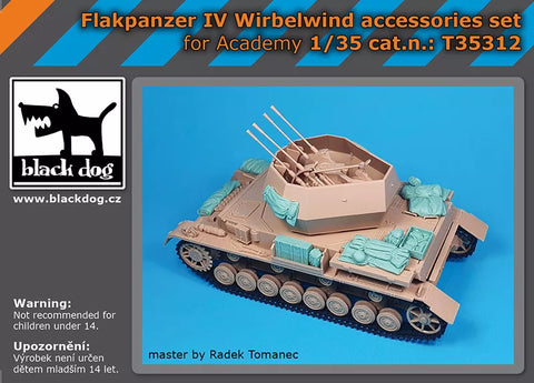 ブラックドッグ T35312 1/35 フラックパンサー IV ワイヤベルウィンド アクセサリーセット (アカデミー用)