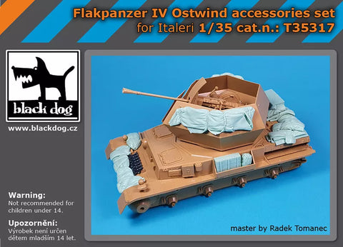 ブラックドッグ T35317 1/35 IV号対空戦車 オストヴィント アクセサリーセット(イタレリ用)
