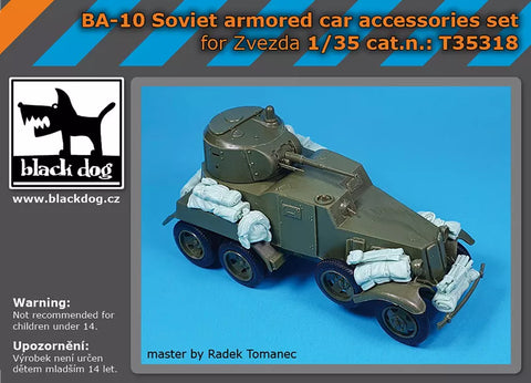 ブラックドッグ T35318 1/35 BA-10 ソビエト 装甲車 アクセサリーセット(ズベズダ用)