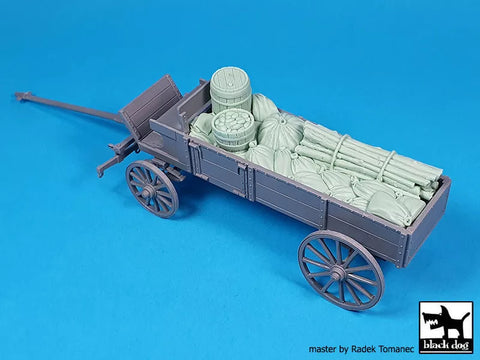 ブラックドッグ T35319 1/35 ウェストヨーロピアンカート アクセサリーセット(マスターボックス用)
