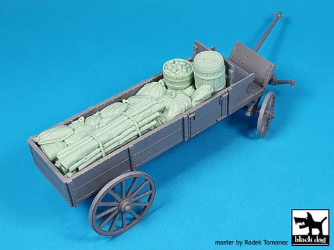 ブラックドッグ T35319 1/35 ウェストヨーロピアンカート アクセサリーセット(マスターボックス用)