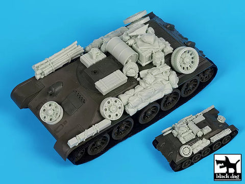 ブラックドッグ T35324 1/35 T 34 Tyagach model  1944 アクセサリーセット(ズベズダ用)
