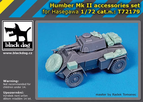 ブラックドッグ T72179 1/72 ハンバー Mk II アクセサリーセット (ハセガワ用)