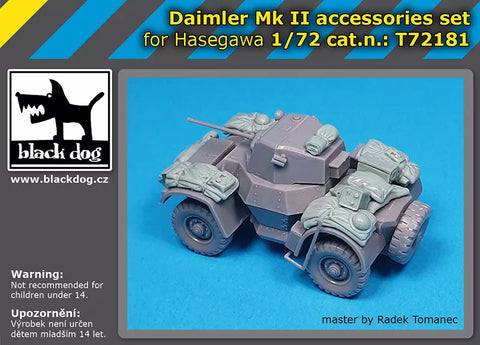 ブラックドッグ T72181 1/72 ダイムラー Mk II アクセサリーセット (ハセガワ用)