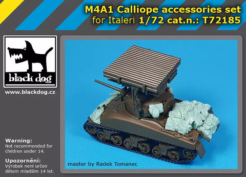 ブラックドッグ T72185 1/72 M4A1 カリオペ アクセサリーセット (イタレリ用)