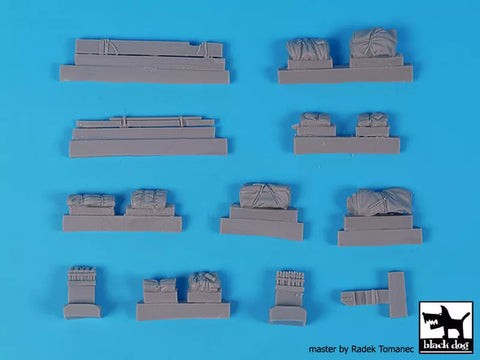 ブラックドッグ T72187 1/72 ベルゲパンツァー タイガー I アクセサリーセット  (ドラゴン用)