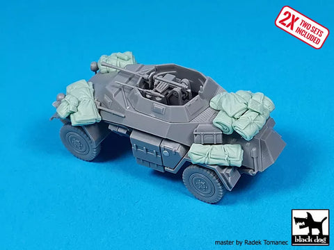 ブラックドッグ T72192 1/72 Sd.Kfz 222 Panzerrspahwagen アクセサリーセット(ドラゴン用)