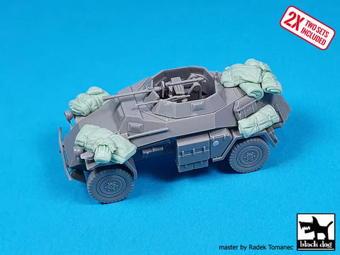 ブラックドッグ T72192 1/72 Sd.Kfz 222 Panzerrspahwagen アクセサリーセット(ドラゴン用)
