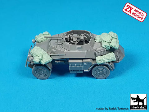 ブラックドッグ T72192 1/72 Sd.Kfz 222 Panzerrspahwagen アクセサリーセット(ドラゴン用)