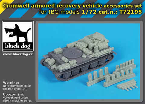 ブラックドッグ T72195 1/72 クロムウェル 装甲回収車両 アクセサリー(IBG用)