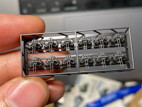 バンカースタジオ IJN35004X 1/350 WWII日本海軍 九六式25mm連装機銃 LPR照準器 後期型 防楯付き