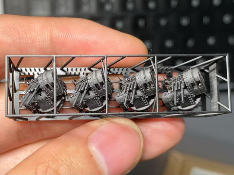 バンカースタジオ IJN35007X 1/350 WWII日本海軍 八九式12.7cm連装高角砲A1型(新版)
