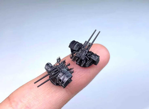 バンカースタジオ IJN35007 1/350 WWII日本海軍 八九式12.7cm連装高角砲