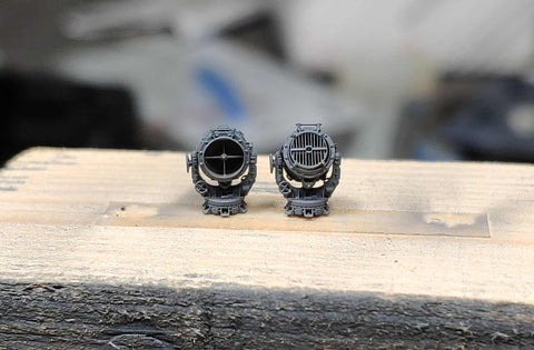 バンカースタジオ IJN35015 1/350 WWII 日本海軍 探照灯&信号灯セット