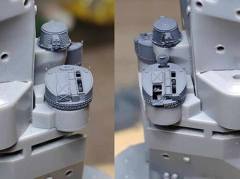 バンカースタジオ IJN35026 1/350 WWII 日本海軍 戦艦 大和 対空射撃指揮装置&1.5m測距儀(タミヤ78025用)