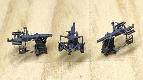 バンカースタジオ IJN35041 1/350 WWII 日本海軍 127mm 装填演習砲(6基入り)