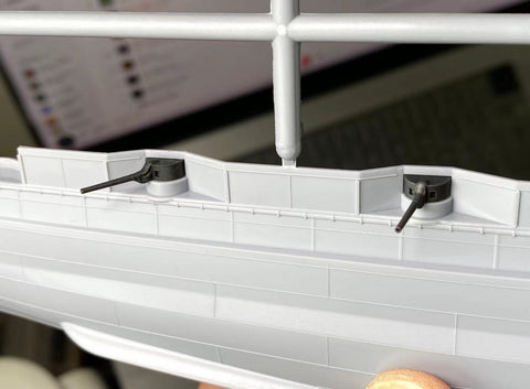 バンカースタジオ IJN35186 1/350 WWII日本海軍 戦艦 金剛/榛名 50口径四十一式15cm副砲 1944年