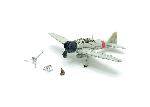 バンカースタジオ IJN35201 1/350 WWII 日本海軍 A6M2 零戦二一型 艦上戦闘機(3機入り)